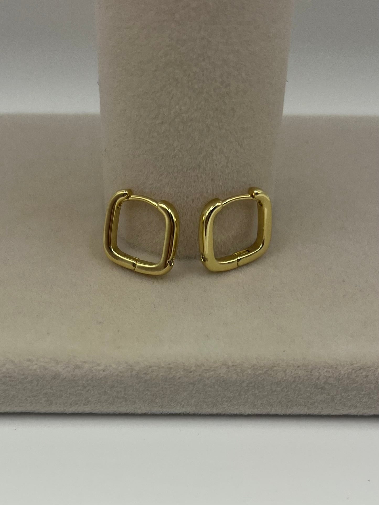 Dainty Square Huggie