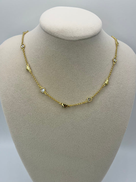Jewel Heart Necklaces